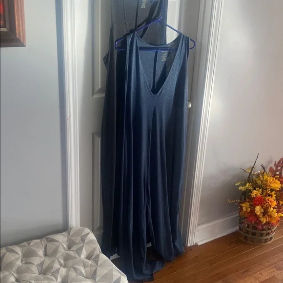 NATURAL LIFE Blue and Gray rompers - Picture 2 of 6